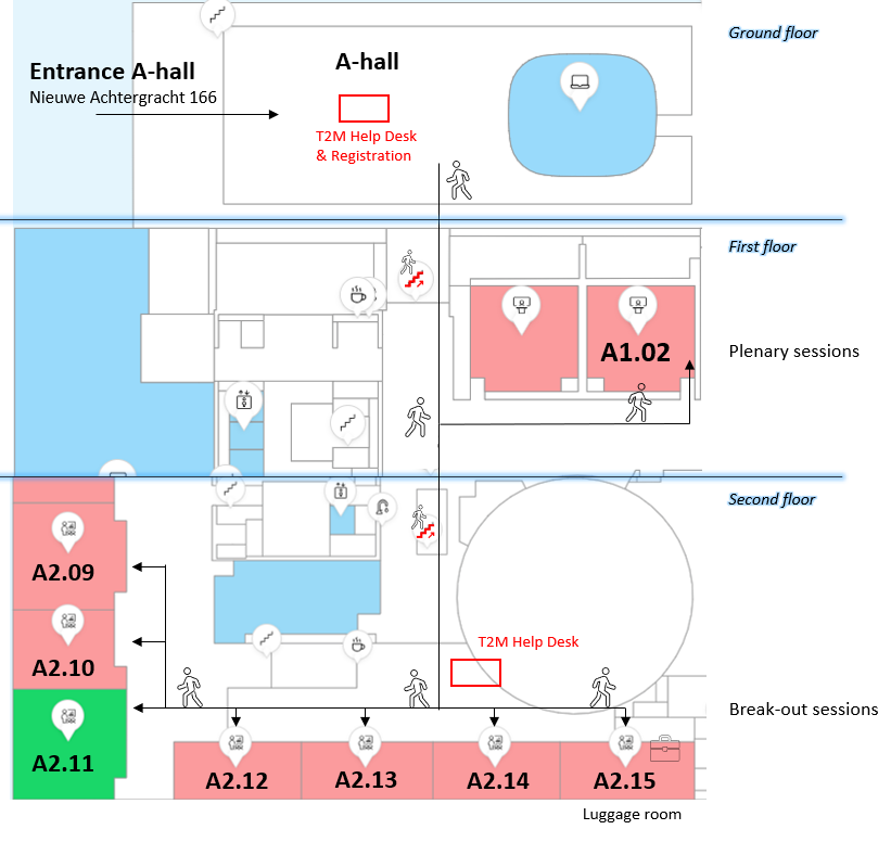 Where to find the rooms